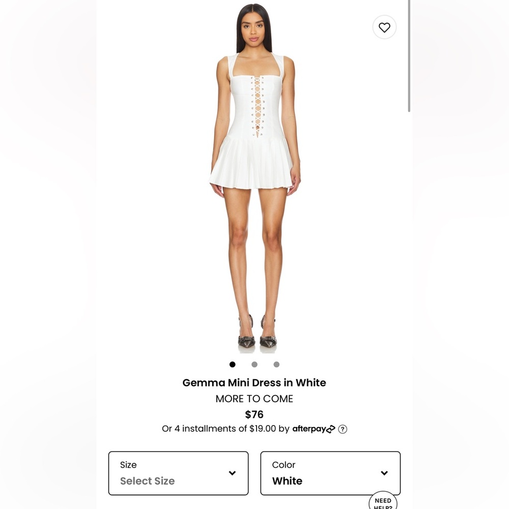 Gemma Mini Dress in White
MORE TO COME - Picture 2 of 3